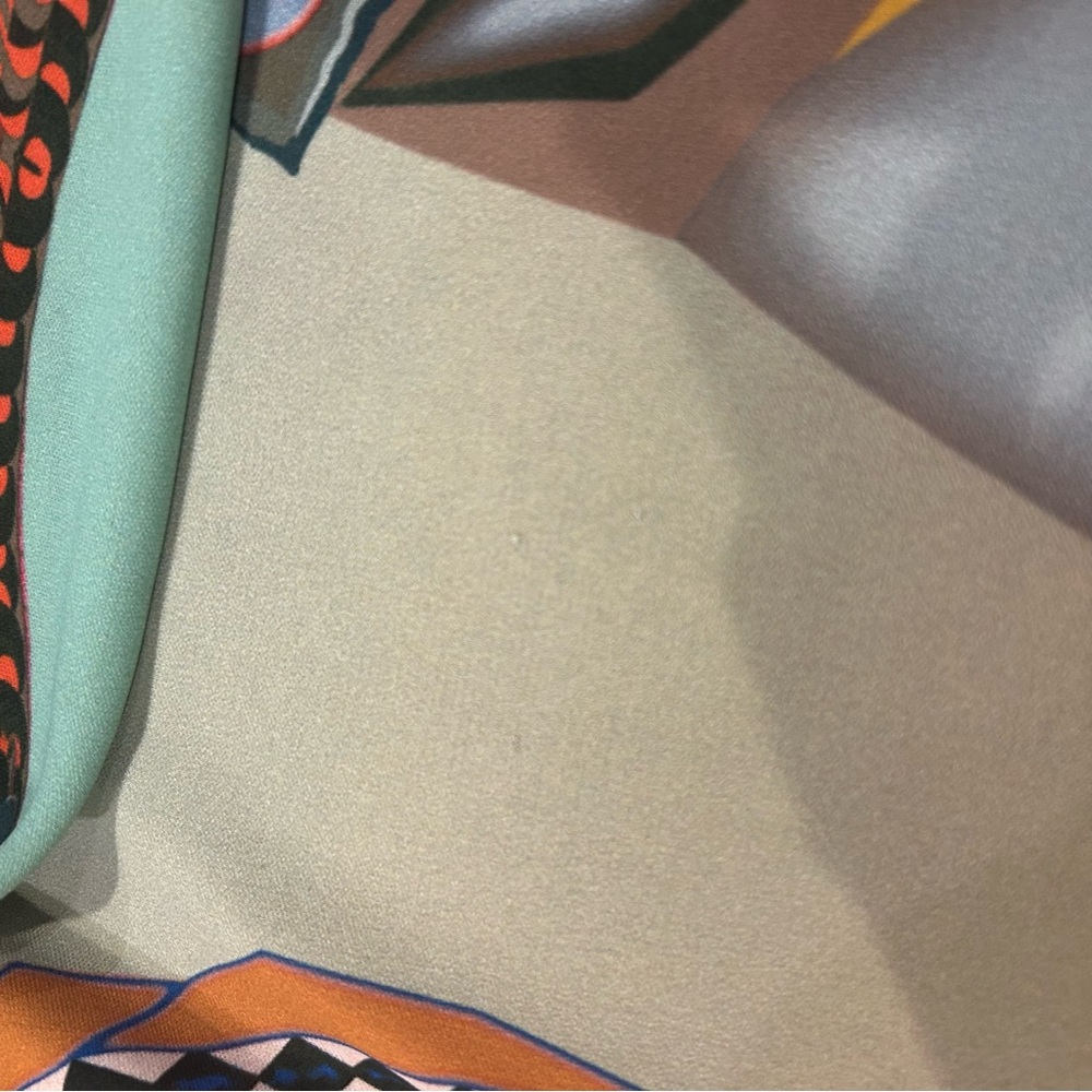 Etro Multicolor Patterned Abstract Shift Dress - Picture 6 of 6